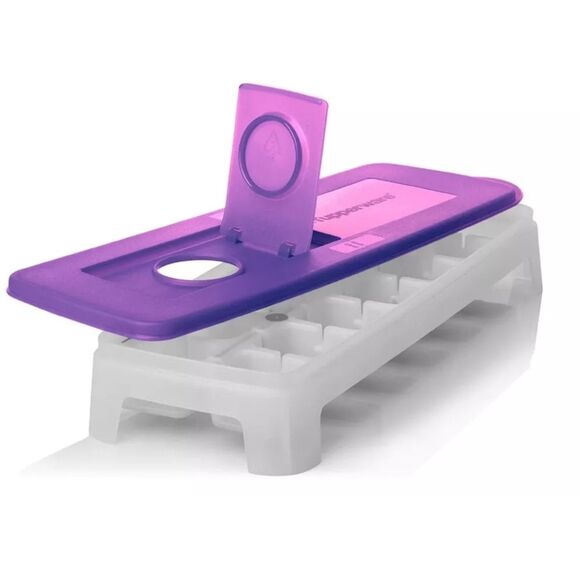 Tupperware Fresh & Pure Purple Ice Tray Set of 2 Brand NEW Rare Color - Picture 4 of 7